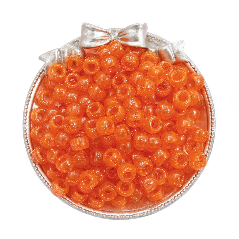 Acrylic Large Hole Barrel Beads 9*6mm Pony Beads Woven Handmade Diy Hand String Jewelry Accessories Beads Loose Beads