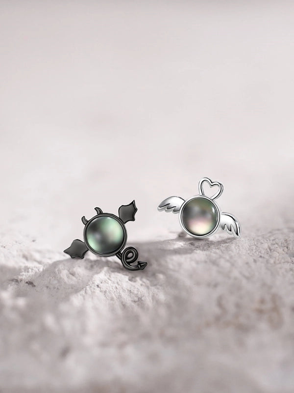 1 Pair Minimalist Geometric Plating Copper Silver Plated Ear Studs