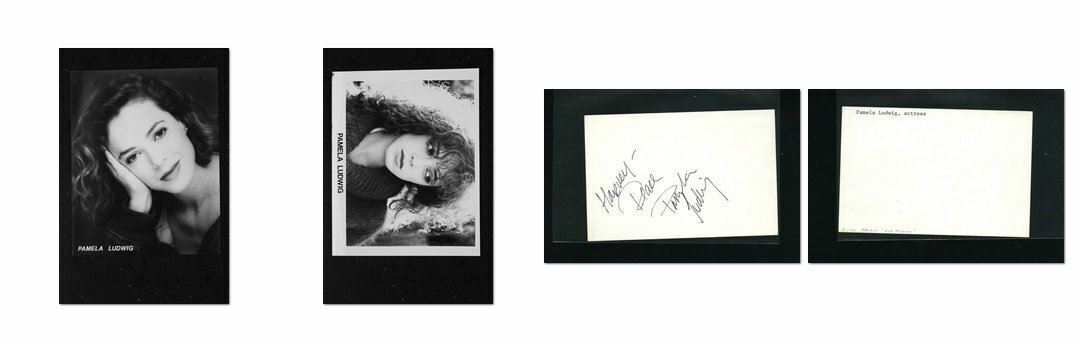 Pamela Ludwig - Signed Autograph and Headshot Photo Poster painting set