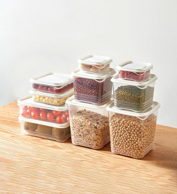 Dual-Purpose Food Storage Container Set with Lids(17 Pcs)