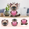 2D Flat DIY Cat Acrylic Shaking Head Diamond Painting Tabletop Ornaments Kit