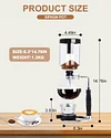 Hand brewed coffee siphon pot, siphon glass pot, simple coffee appliance, 3-person home coffee machine