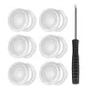 6Pcs Dispensing Valve Silicone Valve&Plastic Insert for Gatorade Gx Water Bottle