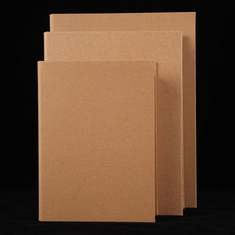 Retro Kraft Paper A4 Shell Custom Loose-leaf Book Sub-data Book Photo Album Binder Notebook Cover LOGO