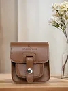 For Anbernic RG34XXSP Game Console Leather Storage Case Shockproof Carrying Bag