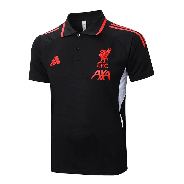 Liverpool 25/26 Training Polo Shirt - Black