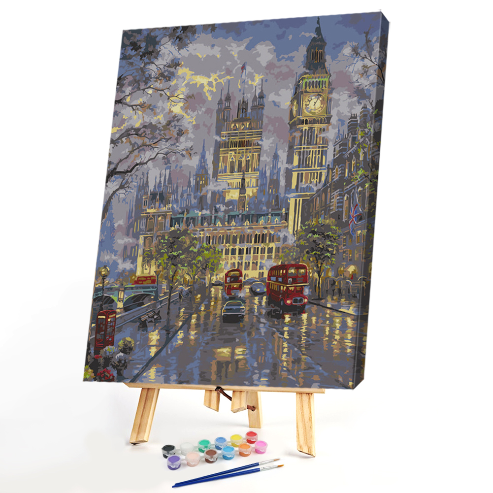 

40*50CM Paint By Numbers-Street, 501 Original