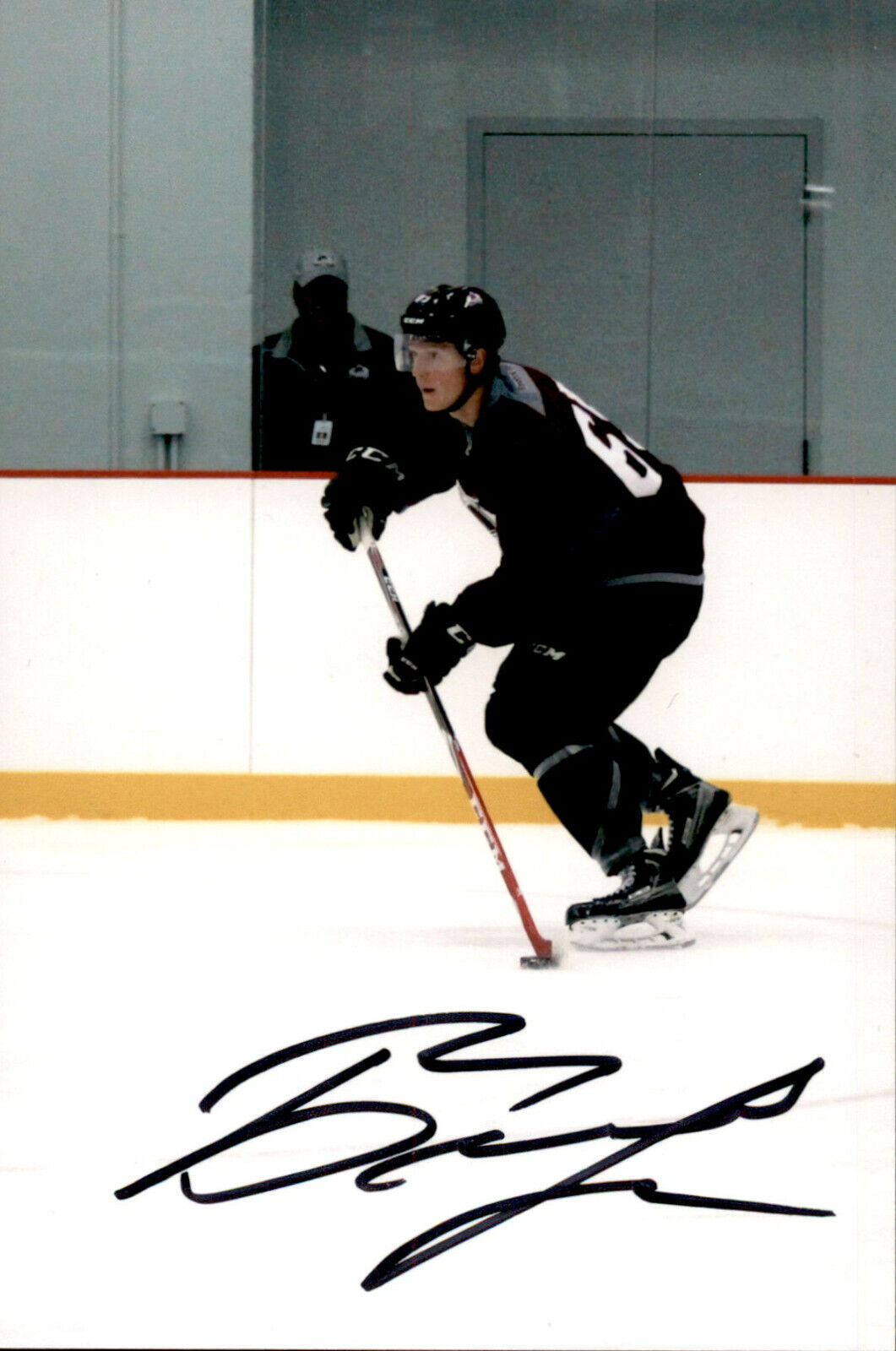 Sergei Boikov SIGNED 4x6 Photo Poster painting COLORADO AVALANCHE #2