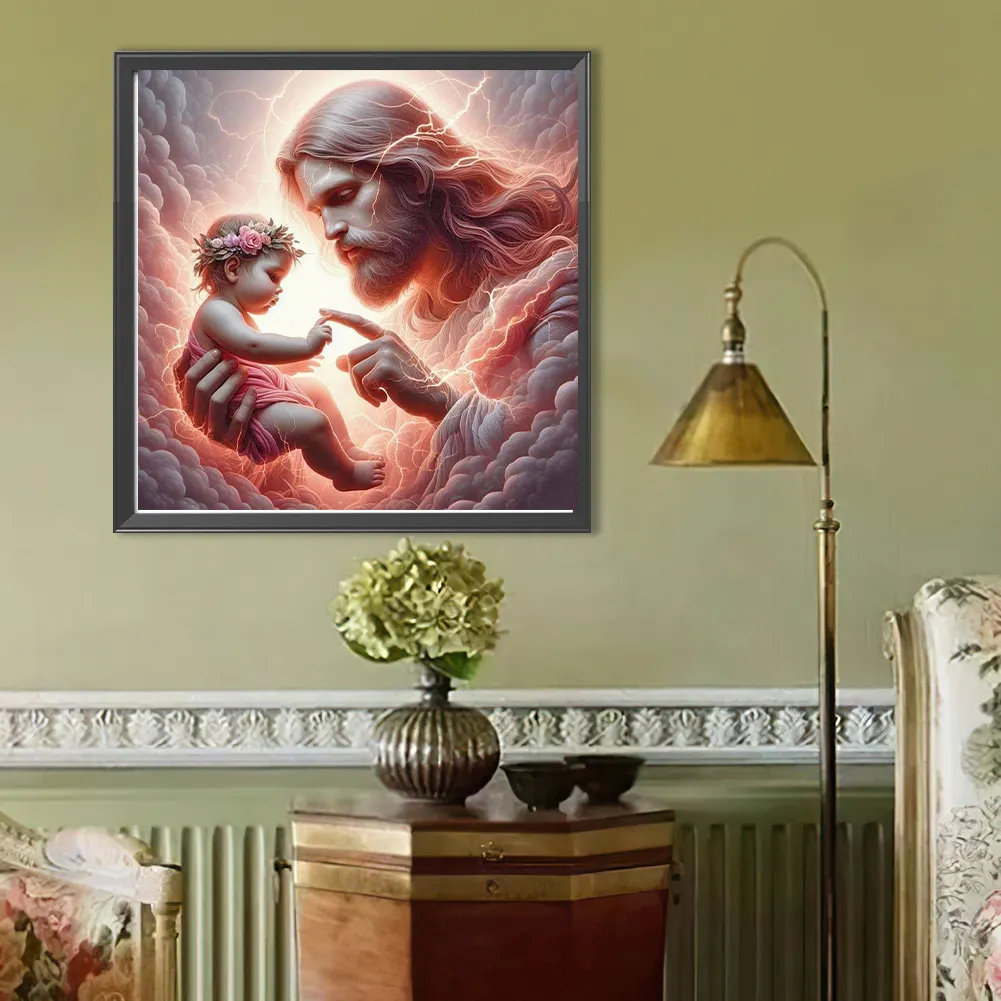 Diamond Painting - Full Round Drill - Jesus(Canvas|40*40cm)