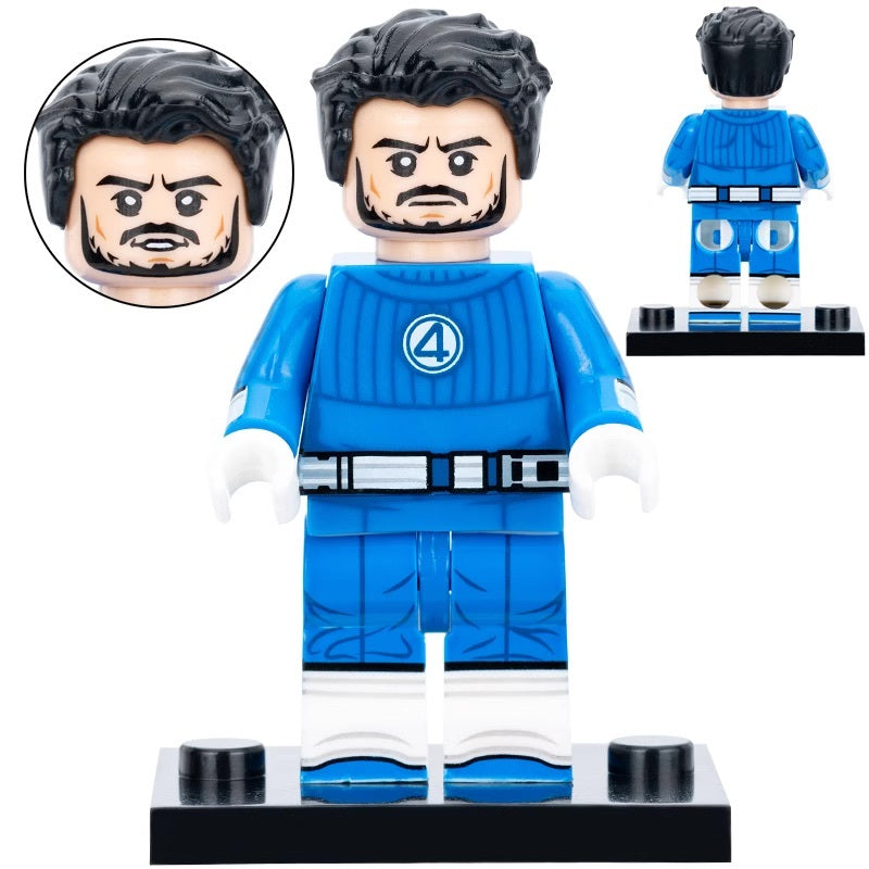 Mr Fantastic (Fantastic Four) Custom Marvel Superhero Minifigure Minifigure Bricks monstertoys