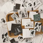 ステッカー - 紙スタンプシリーズ ヴィンテージレリーフスタンプ 造園