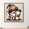 Diamond Painting-DIY Full Round Drill Coffee Gnome