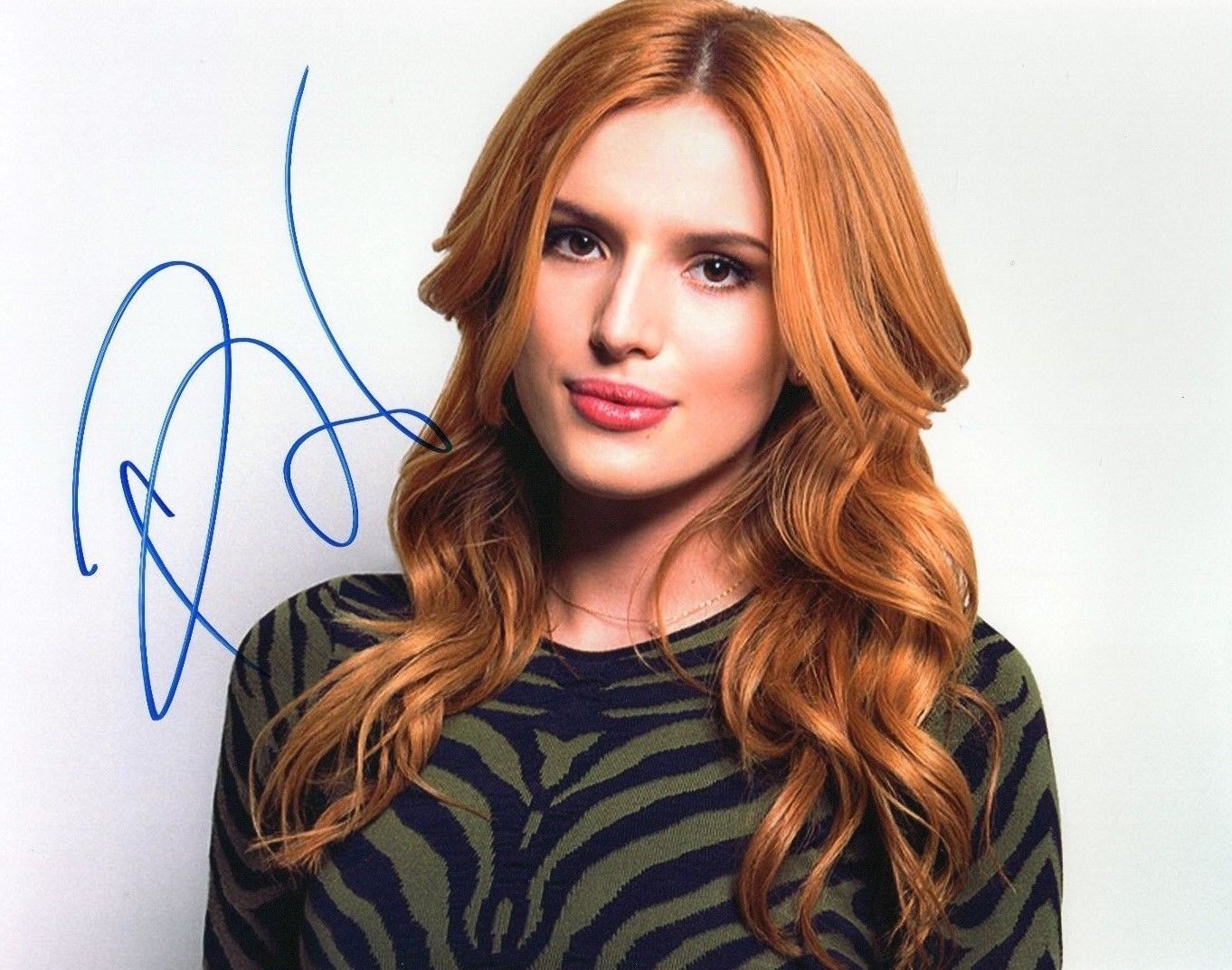 BELLA THORNE AUTOGRAPHED SIGNED A4 PP POSTER Photo Poster painting PRINT 14