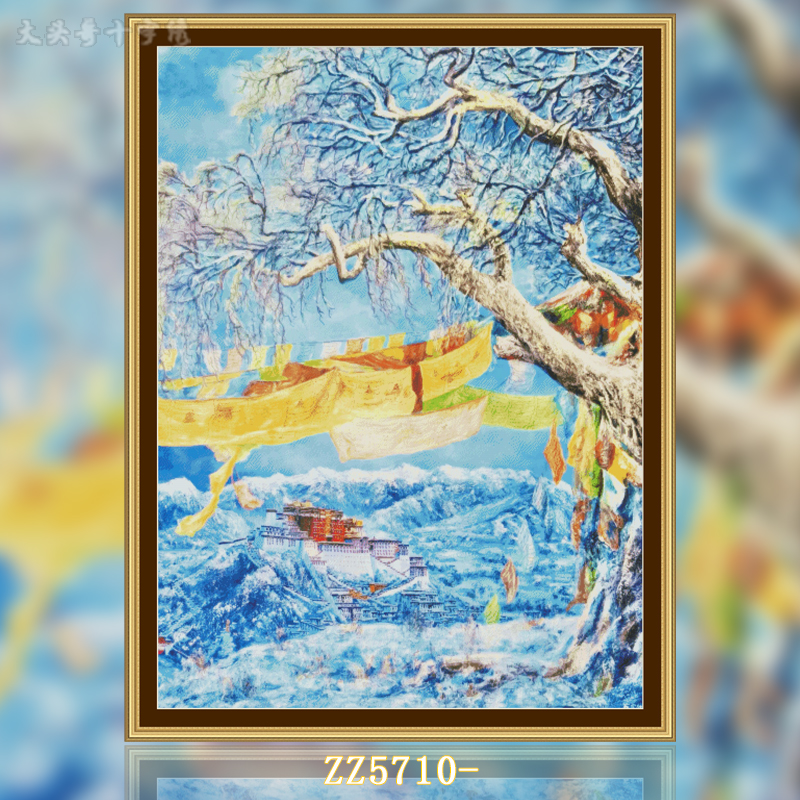 [ZZ5720-Potala Palace in the Snow [Final Edition]]  Painting Fairy Cross Stitch