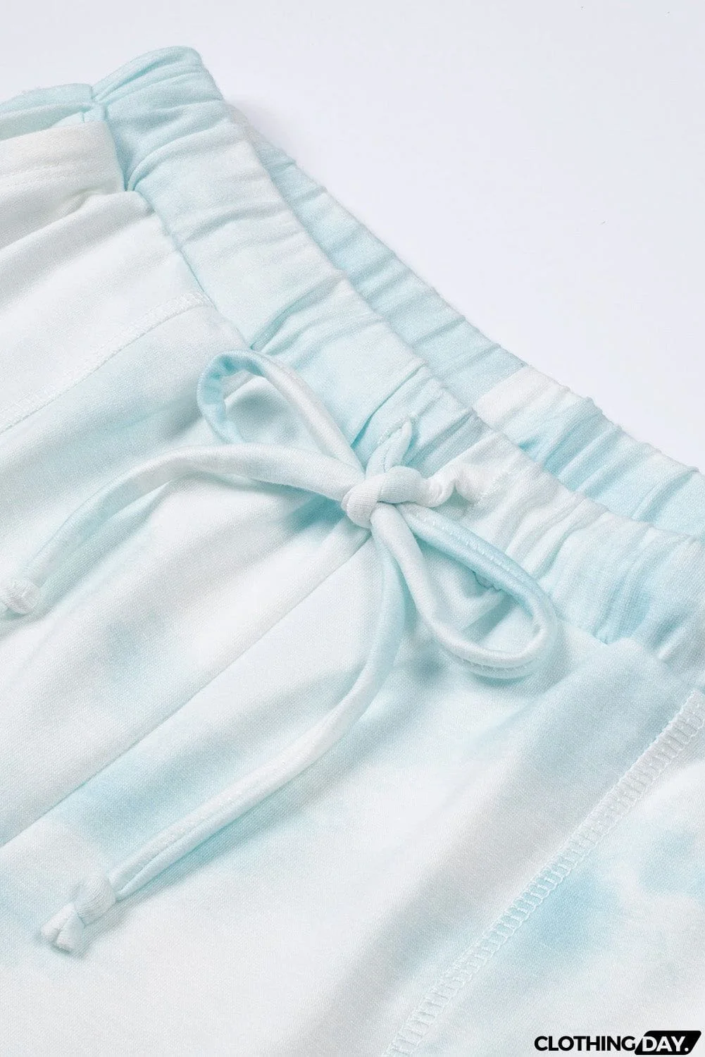 Knit Tie Dye Lounge Shorts