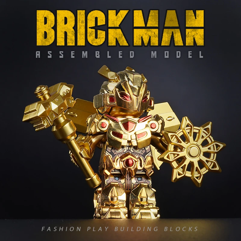 Golden Upgraded Transformers Minifigures - Optimus Prime, Megatron, Bumblebee Collectible Figures