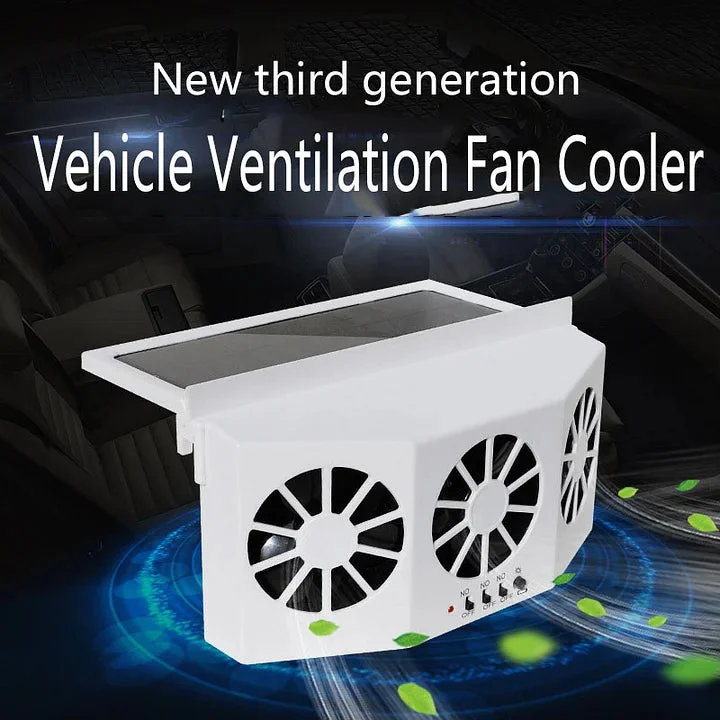 The New Solar Car Cooling Artifact [air circulation exhaust fan] ✈️FREE SHIPPING✈️