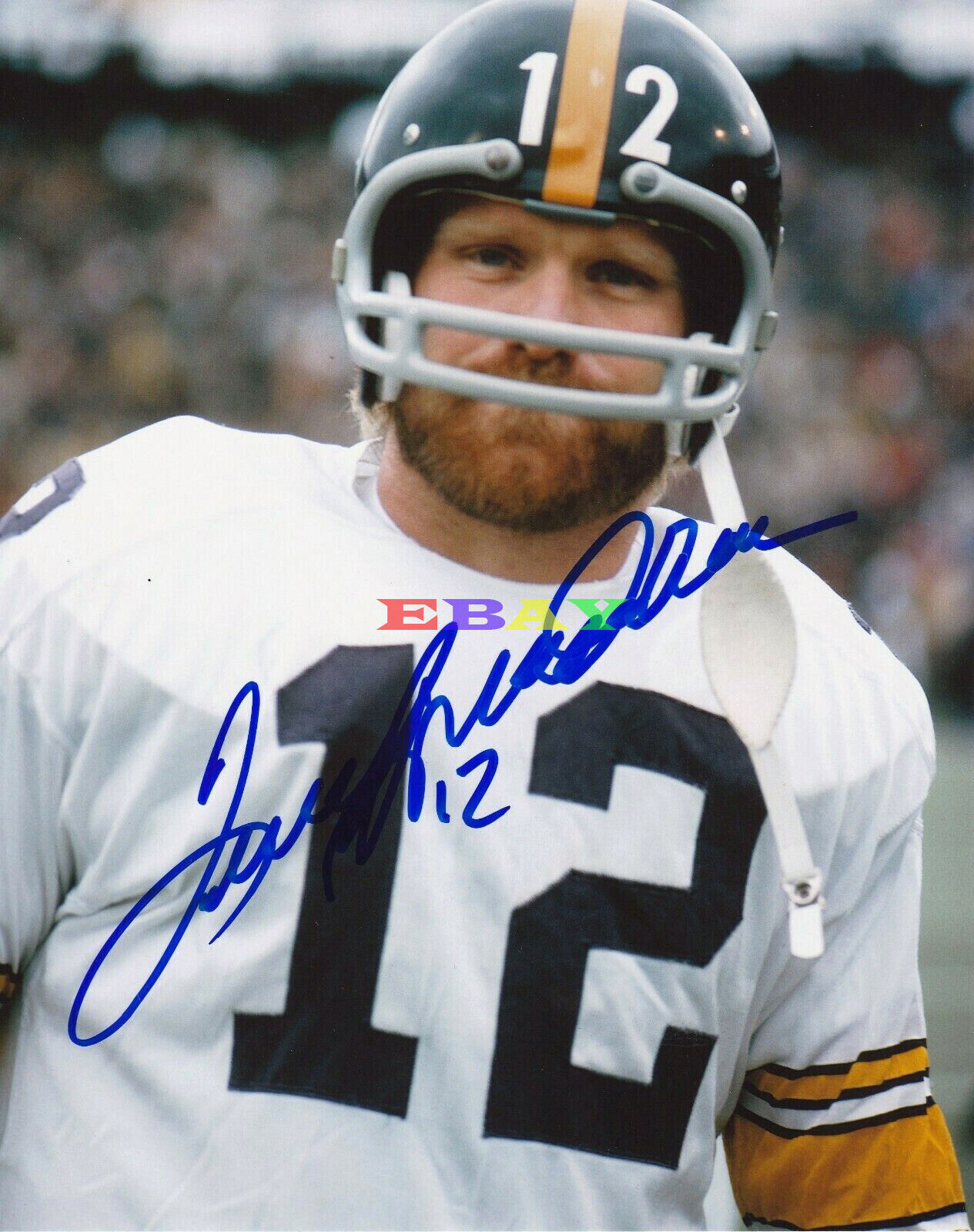 TERRY BRADSHAW Pittsburgh STEELERS Signed 8x10 Autographed Photo Poster painting Reprint