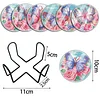 [Upgrade]6pcs/set DIY Diamond Painting Waterproof Case Classic Butterfly Coaster Gift Decor Set