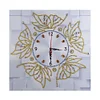DIY Diamond Painting White Flower Wall Clock Craft Art Decor