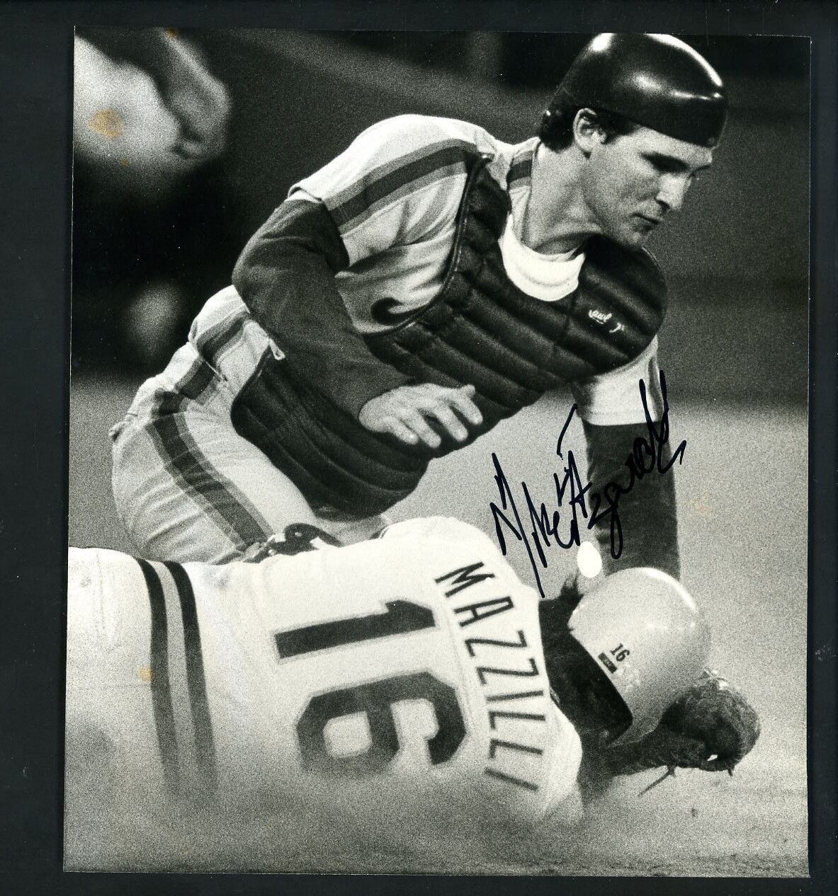 Mike Fitzgerald Signed Autographed Original 7 x 8 Photo Poster painting New York Mets