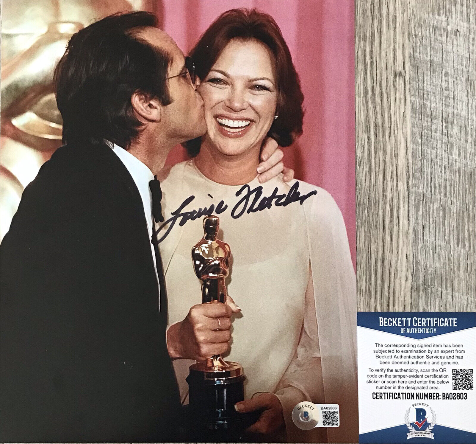 Louise Fletcher Autographed Signed OSCAR CUCKOO’S NEST 8x10 Photo Poster painting Beckett BAS
