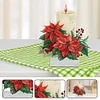 【Clearance Sale】DIY White Cles Red Flowers-Diamond Painting Ornaments（Single-Sided)