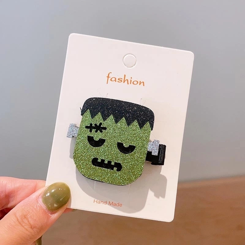 Halloween Cool Style Girl’S Pumpkin Cat Ghost Felt Hair Clip