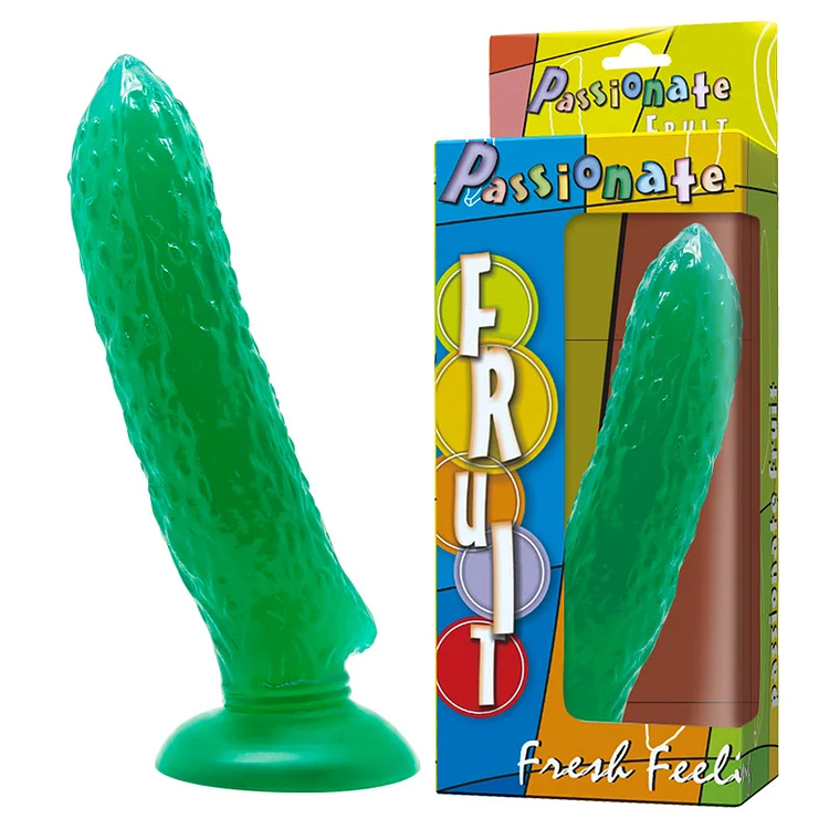 Jelly Penis Realistic Cucumber Banana Corn Dildo Sex Toys With Suction Cup