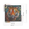 Diamond Painting-DIY Full Round Drill Tiger(40*40 CM)
