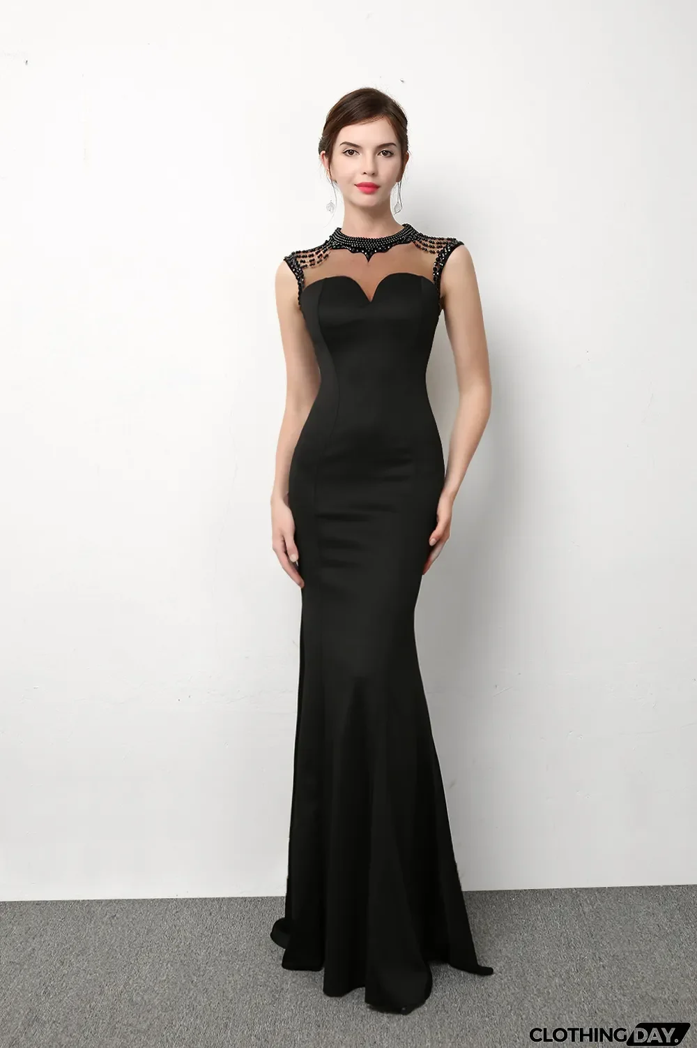 Evening Dress Mermaid Formal Party Slim Fit Dress
