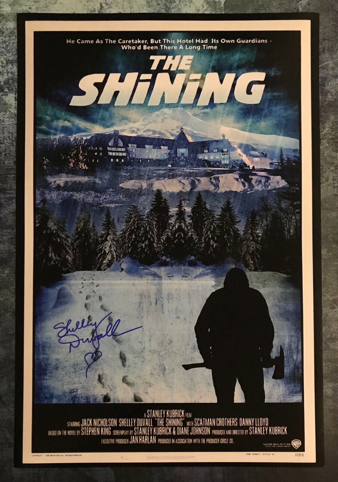 GFA The Shining '80 Movie * SHELLEY DUVALL * Signed 12x18 Photo Poster painting PROOF S2 COA