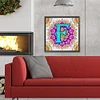 （Multi-Style)Mandala Alphabetr A-Full Round Diamond Painting 30*30CM