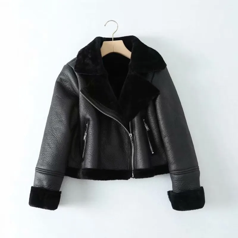 Nigikala Nigikala Spring And Autumn New Women's Street Fashion Leisure Short Fur Coat M2
