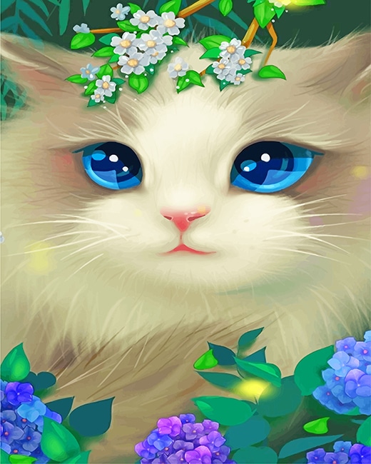 

Cute Little Kitty – Paint By Numbers - 40*50CM, 501 Original