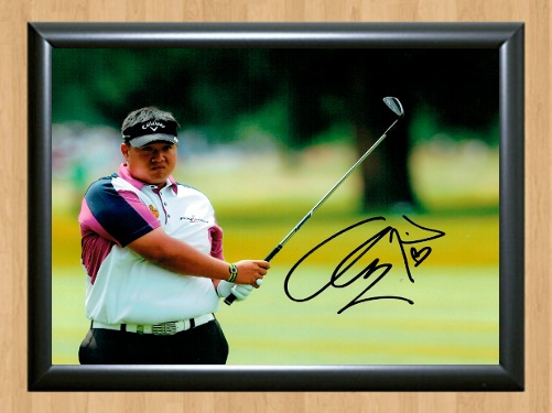 Kiradech Aphibarnrat Golf Signed Autographed Poster Photo Poster painting Memorabilia A4 8.3x11.7