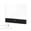 Book Light Rechargeable Clear LED Flat Reading Light with 3 Colors & Timer Dimmable Panel Plate Lamp Funny Gifts for Readers Kids Women Men