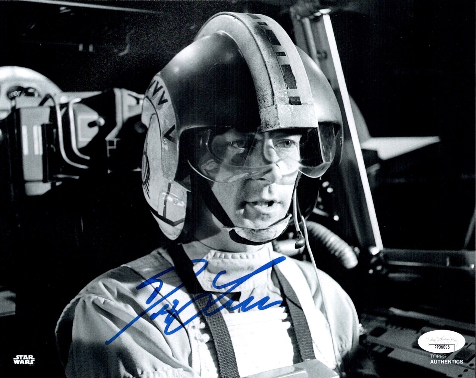 DENIS LAWSON Signed 8x10 Star Wars A NEW HOPE WEDGE ANTILLES Photo Poster painting JSA COA