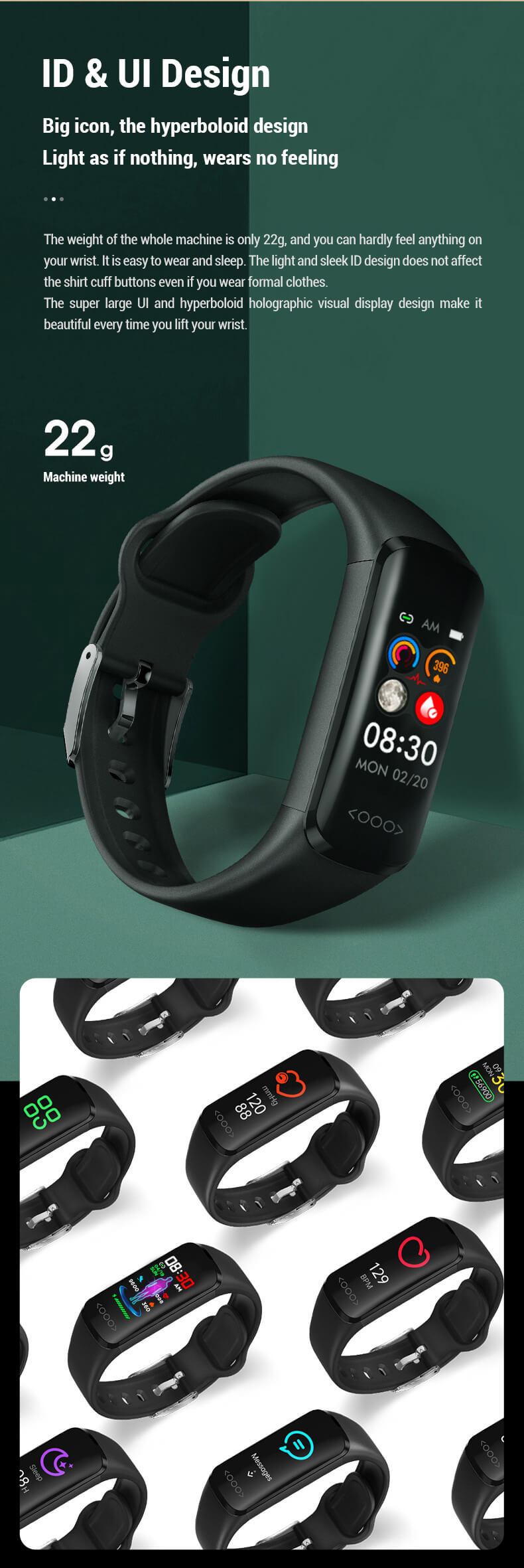 Findtime Fitness Tracker S6