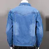 Winter Denim Padded Jacket For Men