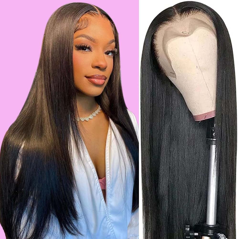 HD Lace Front Human Hair Wigs For Women 180% Malaysian Straight Remy Human Hair Wigs 13x4 13x6 Lace Frontal Wig Pre Plucked US Mall Lifes