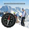 Outdoor Survival Compass Guider Navigation Button Design Pocket Compass
