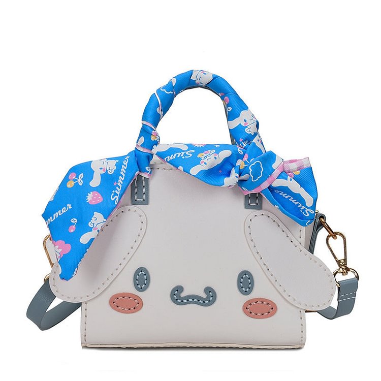 Handbag Purse with a silk scarf, DIY doggy Sewing Kit