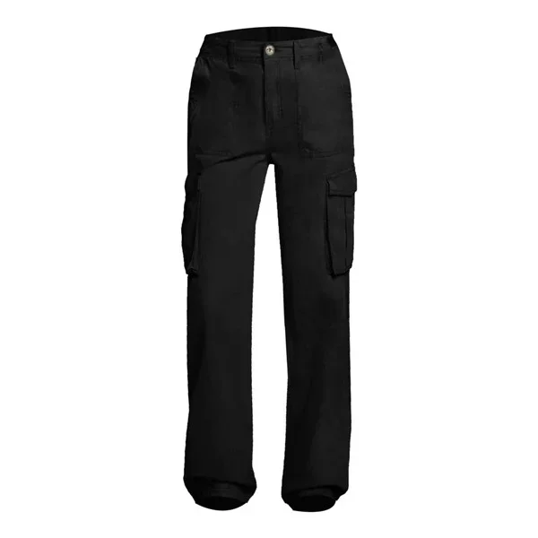 Adjustable Straight Fit Cargo Pants