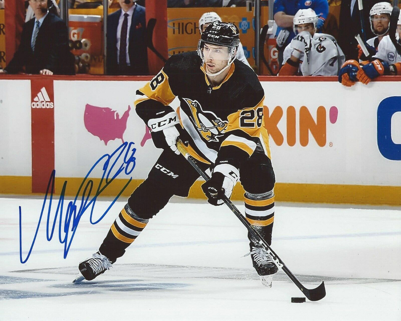 Marcus Pettersson Signed 8x10 Photo Poster painting Pittsburgh Penguins Autographed COA