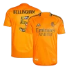 BELLINGHAM #5 Real Madrid Away Authentic Soccer Jersey 2024/25 &ndash; Bear Champ Font