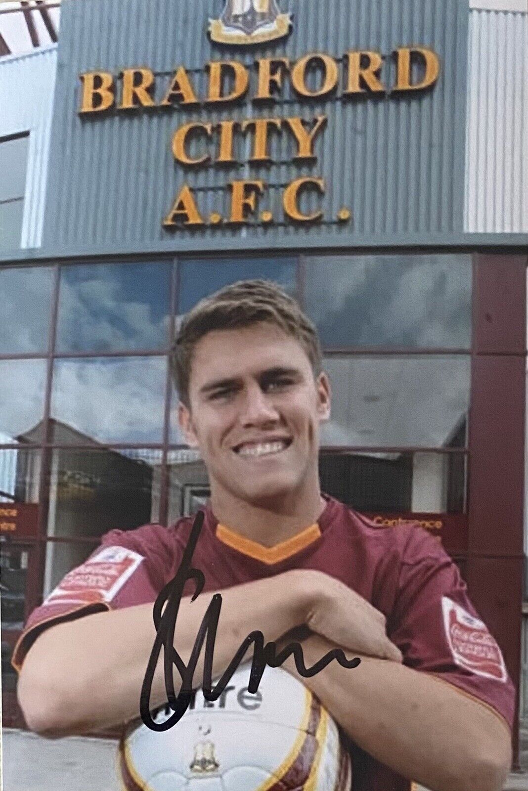 Scott Neilson Genuine Signed Bradford City 6X4 Photo Poster painting 2