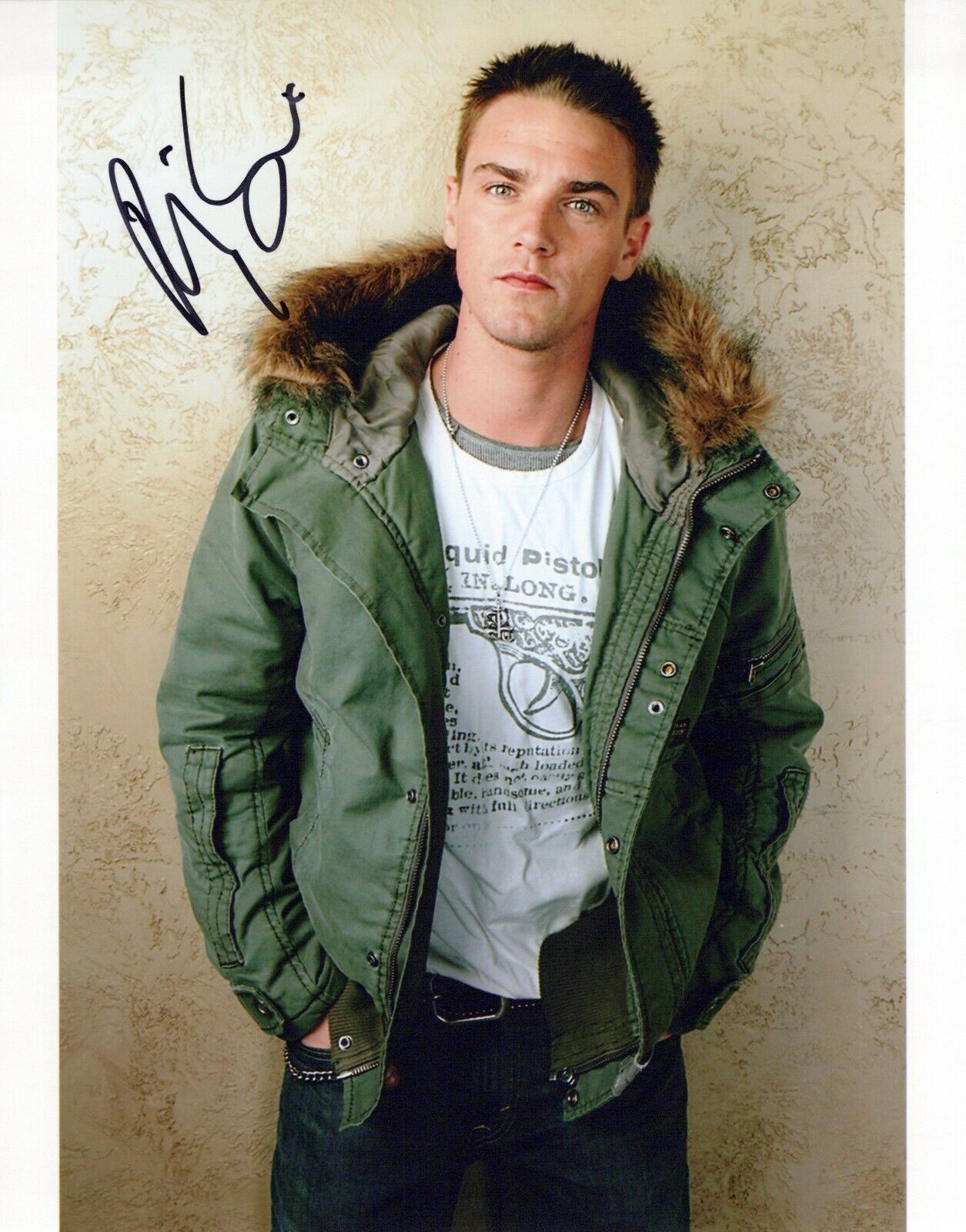 Riley Smith head shot autographed Photo Poster painting signed 8x10 #14