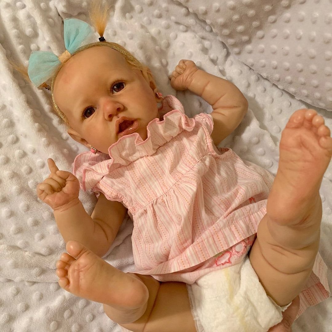 [Heartbeat💖 & Sound🔊] 20'' shante Truly Reborn Silicone Baby Doll Girl for Nursing Play, Birthday Present 2023 -jizhi® - [product_tag] Creativegiftss.com
