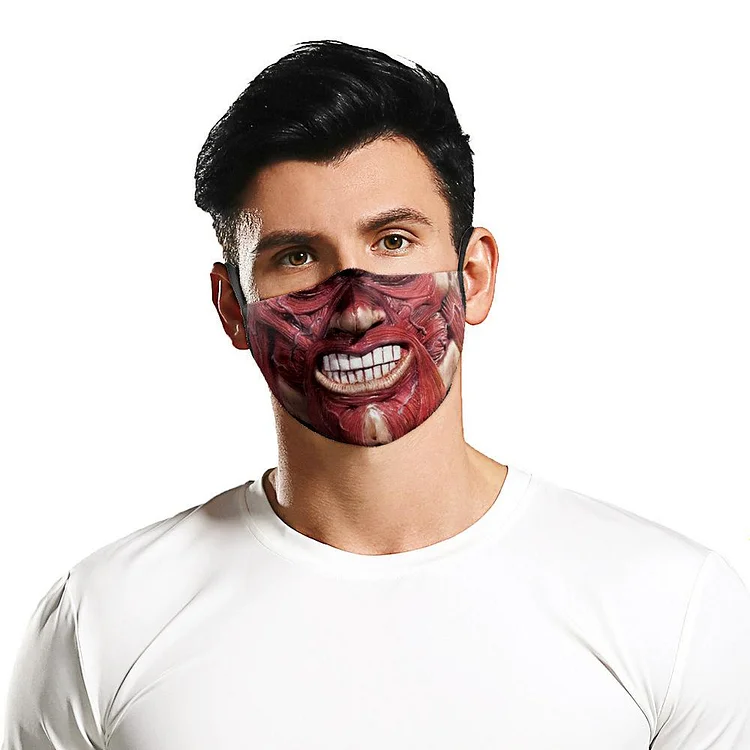 Halloween Realistic 3D Digital Printing Mask